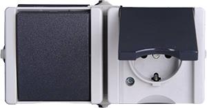 Proaqa kopp swd interruptor combinado ra de superficie horizontal - 4628140