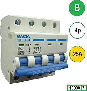 Instalacion autómata enzo gacia 25a. carro b 4p gacia - 4517824