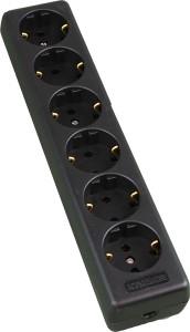 Enzo tafelcontactdoos ra 6v langwer. zwart pq - 6871951