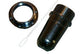 Portalámparas Enzo e27 negro con interruptor de tiro - 6042785