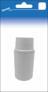 Portalámparas Streamline e14 baquelita blanco liso 6642220