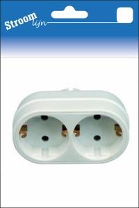 Enchufe Streamline de dos vías con ra horizontal. 6675903
