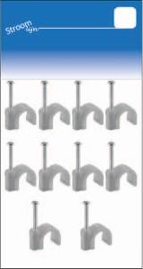 Clip per unghie 8-10 mm grigia per xmvk jsl 10 pezzi - 6613270