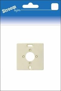 Piastra di montaggio crema singola con foro crema - 6650730