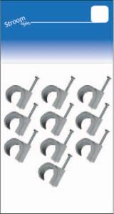 Clip de uñas universal 16 19 mm gris jsl 10 piezas - 6613280