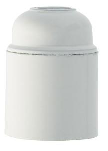 Portalampada Enzo e27 bianco liscio 6042720