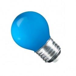 Lampada a sfera led Enzo tronix e27 blu tronix 1 watt led0123