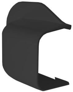 Tapa cubre pared Canalit para conducto aire acondicionado 90mm antracita - 4748055