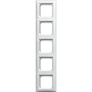 Marco de cubierta quíntuple blanco Busch Jaeger - 4694150