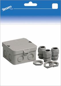 Scatola cavi attema ak1 + 3 pressacavi m20 ip65 - 6634020