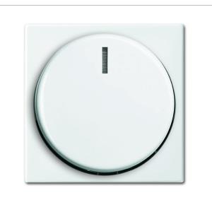 Placa de cubierta blanca Busch Jaeger + atenuador de botón - 4694100