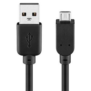 Cavo di ricarica micro USB Goobay 1 m nero - 9550350