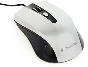 Mouse ottico Enzo Gembird USB nero argento 9510013