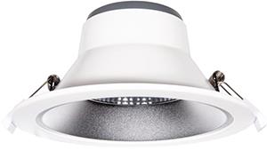 Tronix led downlighter wit reflector 28w tri-white - led2430