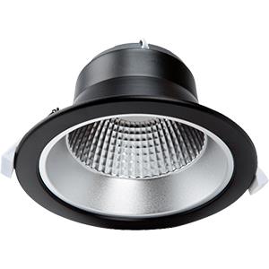 Tronix downlight led riflettore nero 20w tri-bianco - led2425