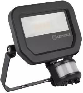 Enzo ledvance led bouwlamp 10w 3000k zwart + sensor - 5017550