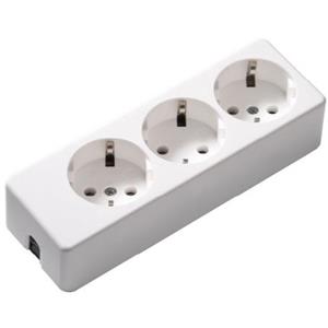 Toma de mesa RA 3V oblonga blanca - 6871810