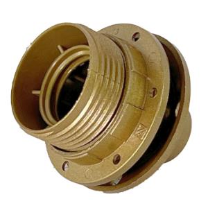 Enzo lamphouder e27 goud m kraag + ring 6043004