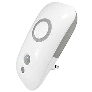 Lampada notturna LED Enzo Mueller con interruttore crepuscolare e sensore 0,3w 1500k 5652130