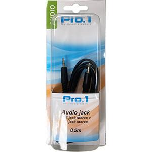 Enzo pro-1 audio jack 3,5 -> jack 3,5 stereo 0,5 meter - 9209000