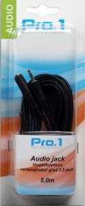Ngk enzo pro-1 hoofdtelefoon verleabel glad 3,5 jack 5 meter 9212505