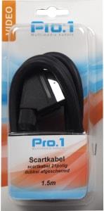Enzo pro-1 scart kabel 21 polig 1,5 meter standaard - 9242000