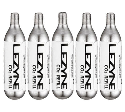 Lezyne co2 replacement cartridges 16g pack of 5
