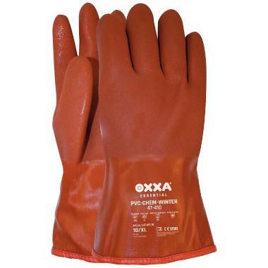 Guante oxxa pvc-chem-invierno 47-410 rojo 9