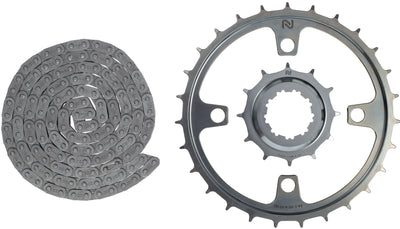 Enduo Cargo Drive Set Enduo Cargo Enviiolo Gen4 Adatto per e-bike Silver