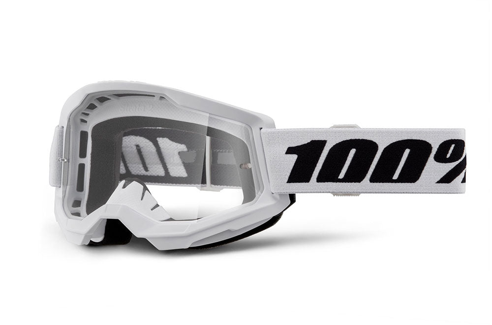 100% strati 2 (lente trasparente fa23) bianco - maschera