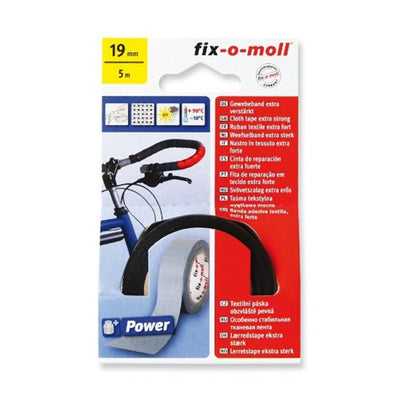 Fix-o-moll powerband tessile 5mx19mm nero