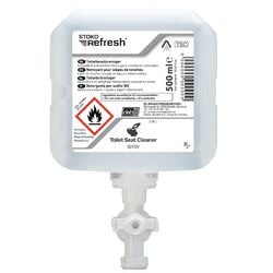 Detergente per sedili WC senza marchio, liquido rinfrescante bianco
