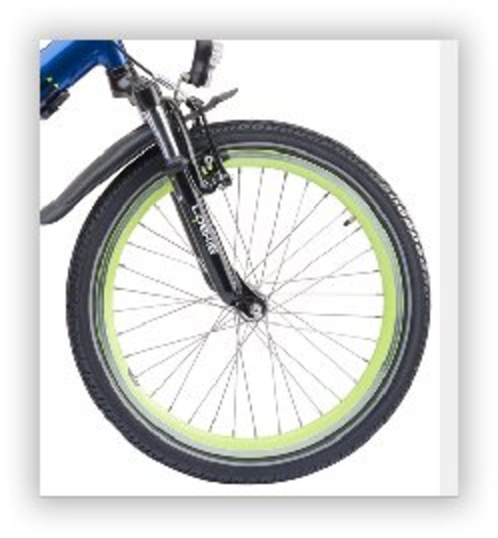 Batavus rueda delantera 20 llanta serpiente-lima (406-19) 36h