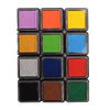 Vaessen creative • tampone per inchiostro colorato 12 pz