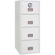 Schedario resistente al fuoco Phoenix, classe mondiale, classificatore antincendio verticale fs2254e bianco
