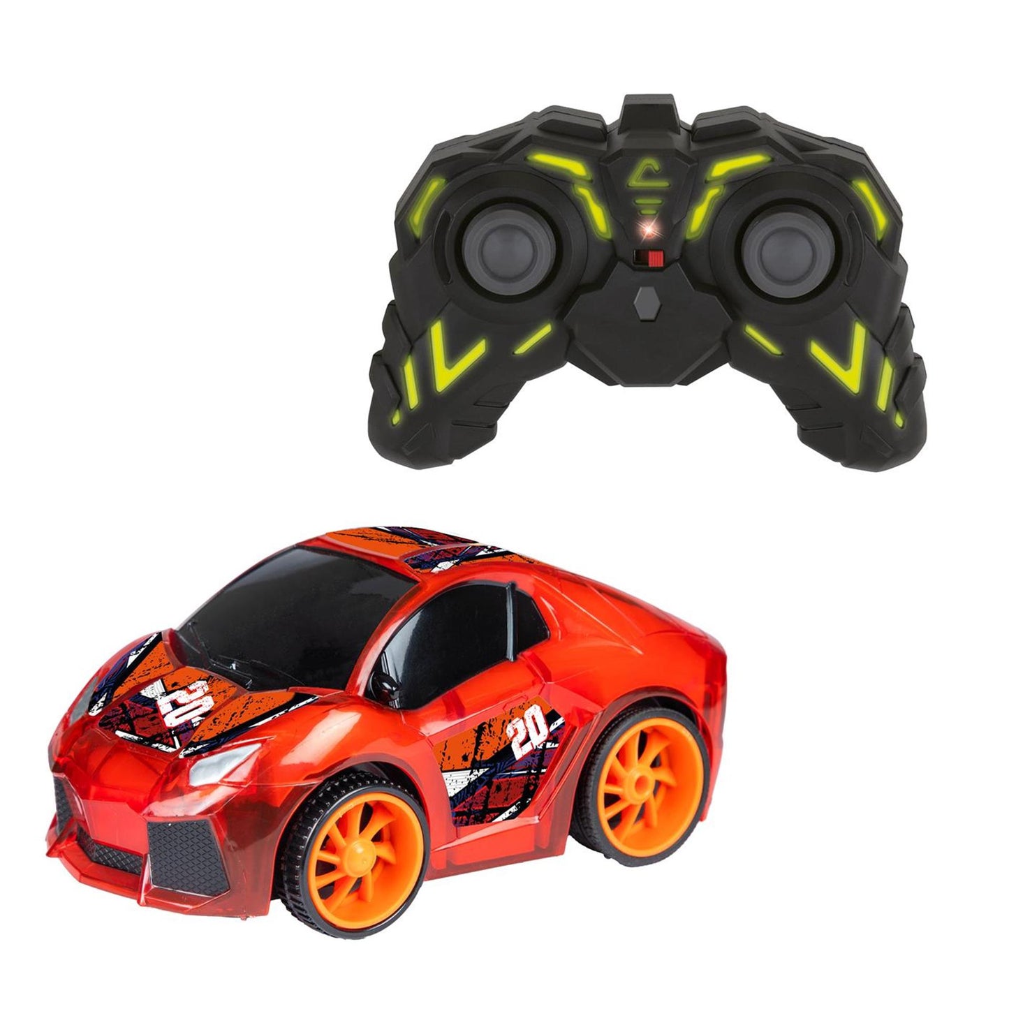 Toi-toys rc-cool coche de carreras truco 360 +l-w 17cm