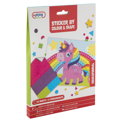 Pegatinas Moxy por color y forma, 12 hojas