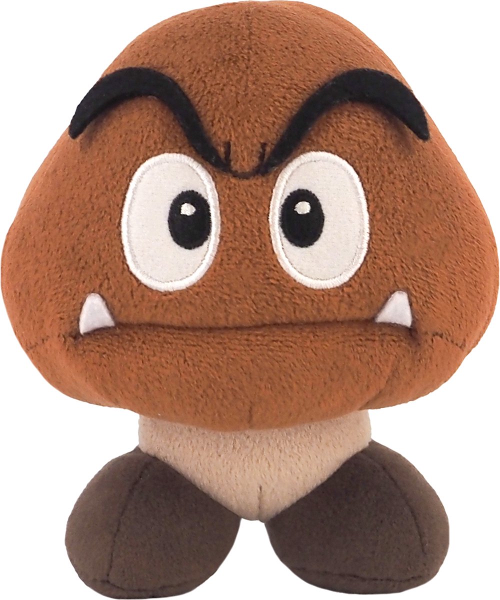 Together plus goomba cuddly toy 14cm - - super mario cuddly toy