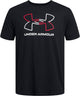 Camiseta deportiva Under Armour UA GL Foundation Update SS-BLK para hombre - Negro - Rojo - Blanco