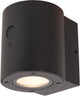 Lucide perth - wandlamp - zonne-energie - ø 9 cm - led dimbaar - 1x1w 2700k 3000k - ip65 - beweging dag nacht sensor - zwart