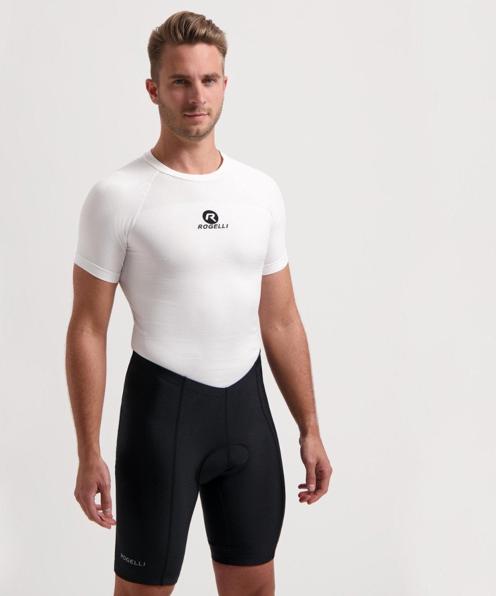 Rogelli econ korte fietsbroek - heren - zwart - maat m