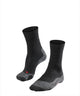 Falke tk2 anti-blaar dik wol functioneel materiaal wandelsokken dames zwart - maat 35-36