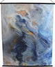 Asciugamano da parete collezione HD blu 140x2x170cm