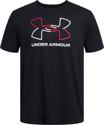 Maglia sportiva da uomo Under Armour UA GL Foundation Update SS-BLK - Nera - Rossa - Bianca