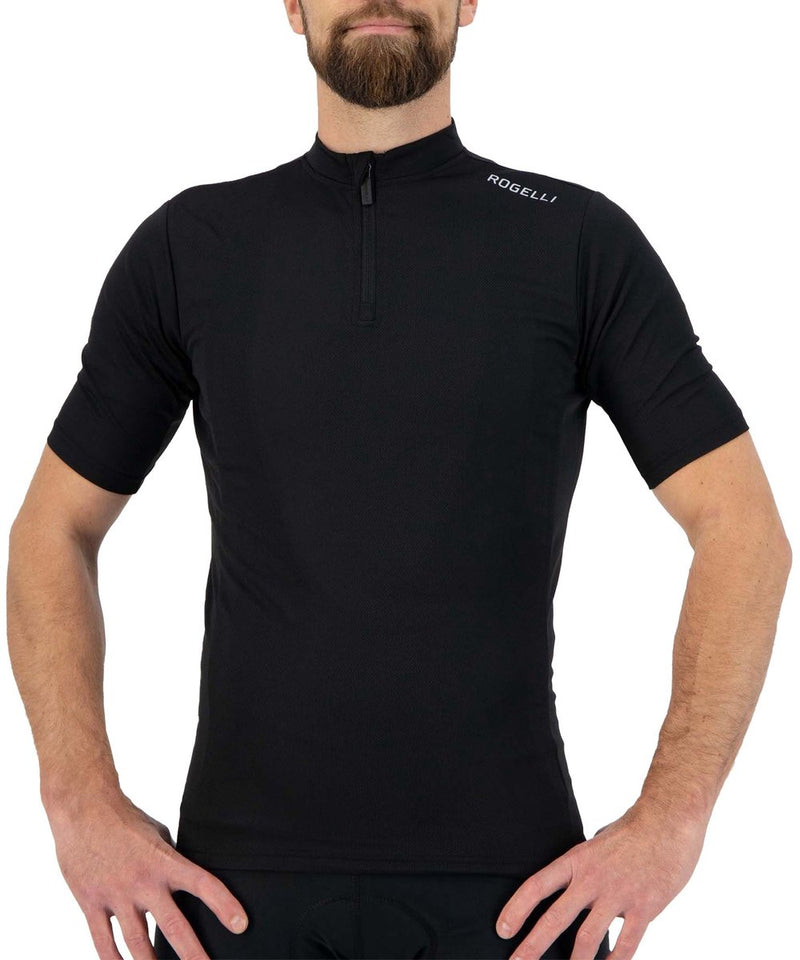 Rogelli core fietsshirt heren - korte mouwen - zwart - s