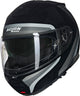 Nolan n100-6 assoluto 349 zwart zilver wit glossy systeemhelm - maat s - helm