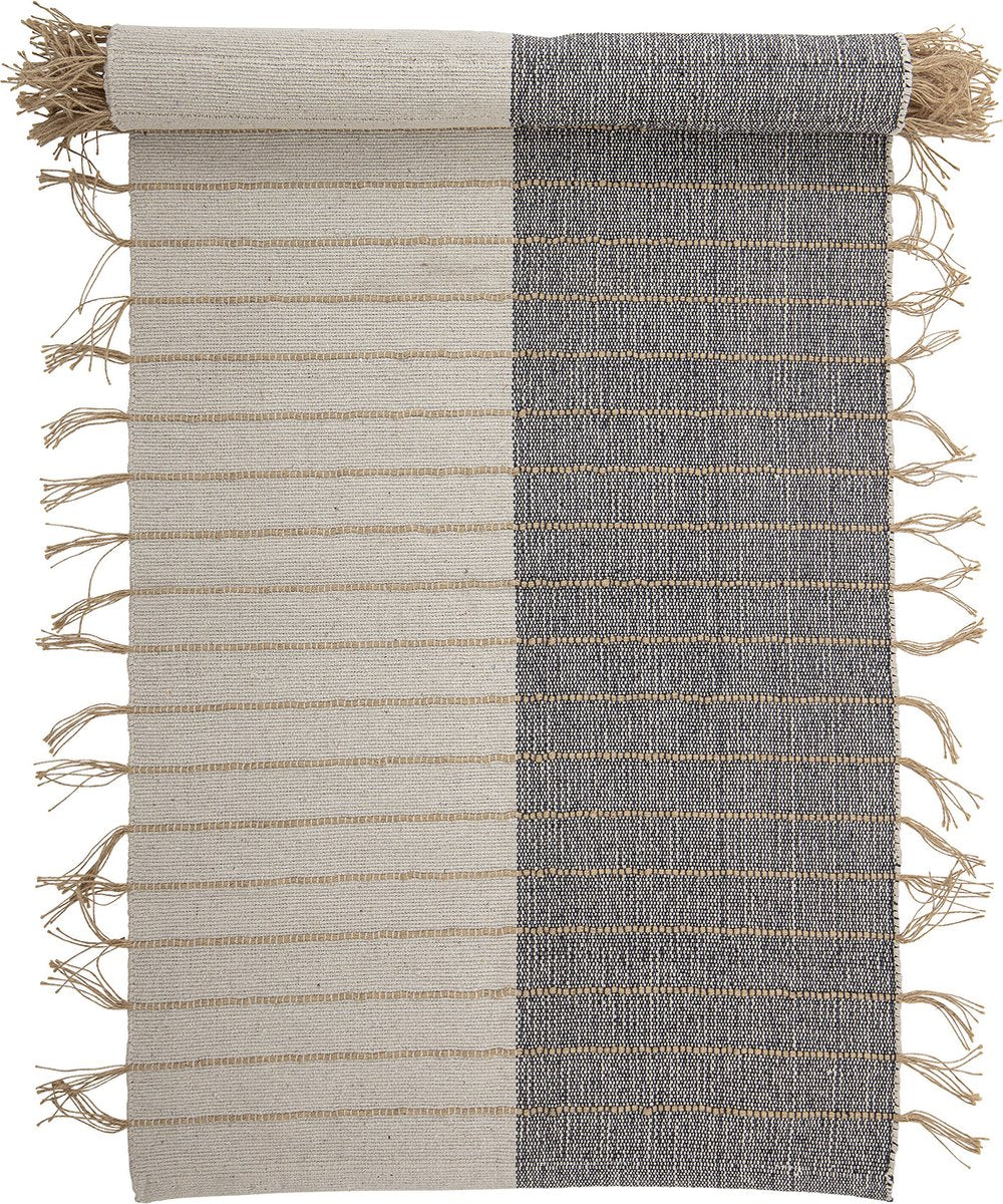 Bloomingville - tappeto aciano - beige - cotone