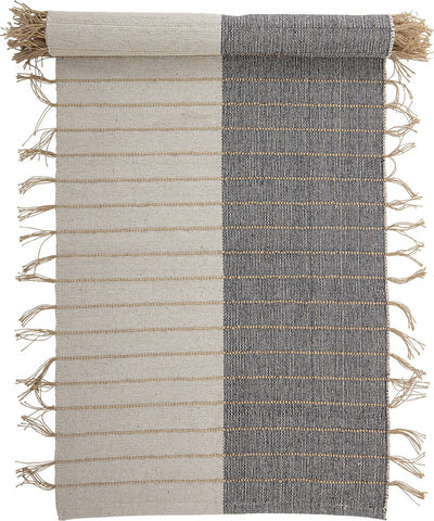 Bloomingville - alfombra aciano - beige - algodón
