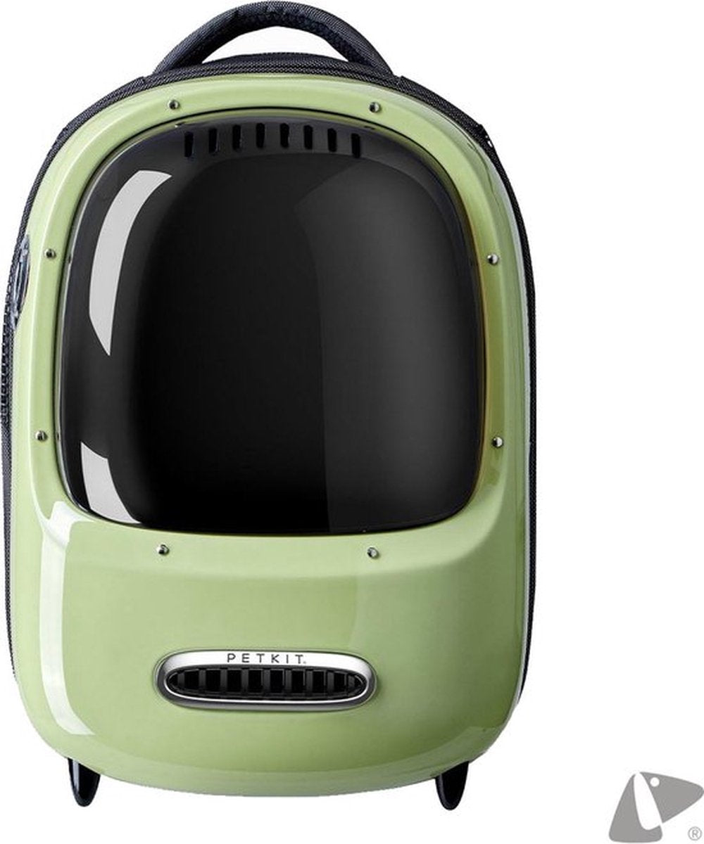 Petkit - breezy dome 2 - borsa da viaggio per cani e gatti in capsula - leggera - buona ventilazione - verde