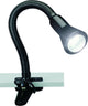 Trio flexo - luz de pinza - negro - excl. 1x e14 3,5 w - interruptor de cable - flexible - lámpara de pinza